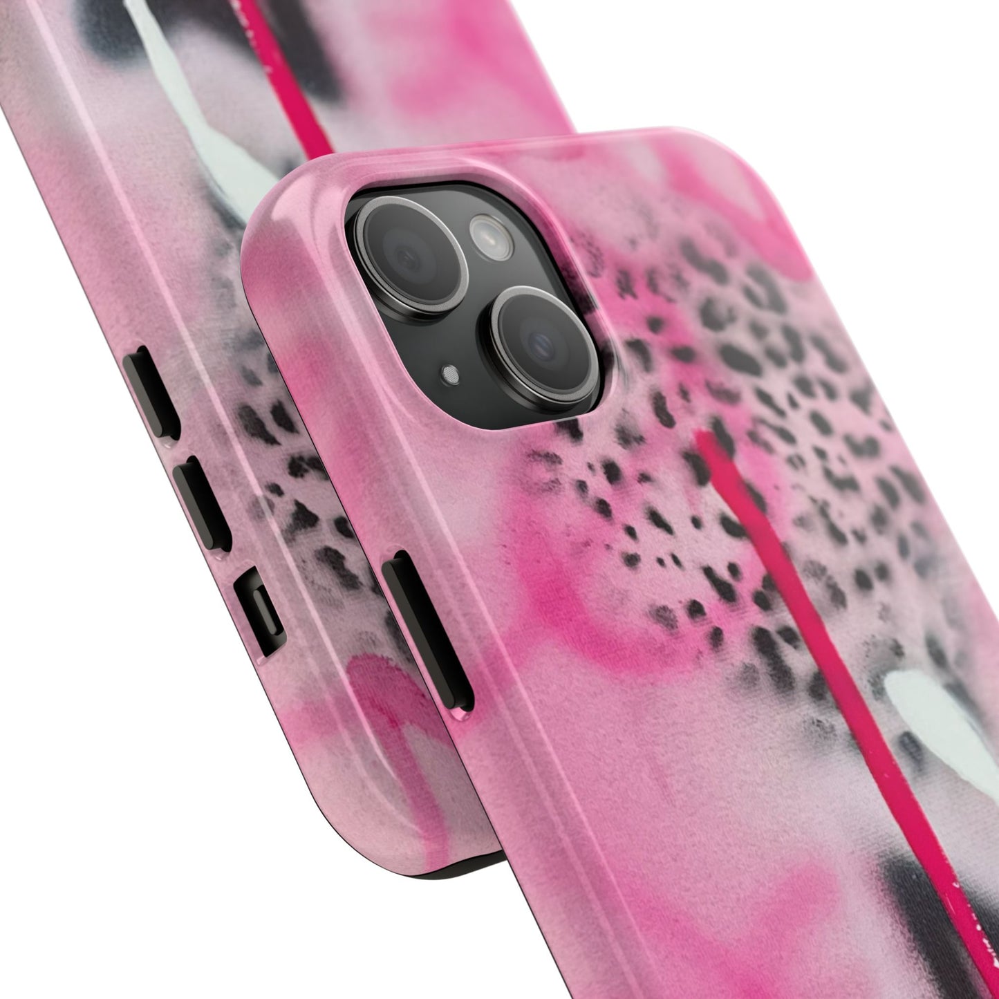 "pink cheetah" airbrush iPhone case