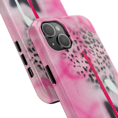"pink cheetah" airbrush iPhone case