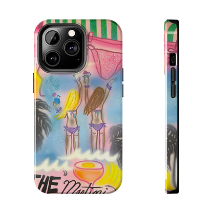 "kinis & tinis" airbrush iPhone case
