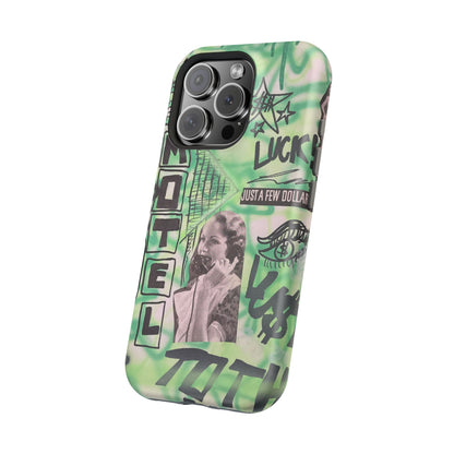 MagSafe "lust over luck" airbrush iPhone case