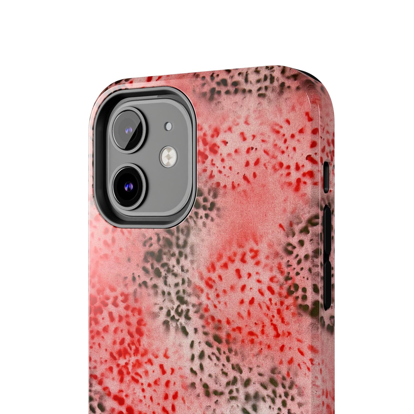 "red cheetah" airbrush iPhone case