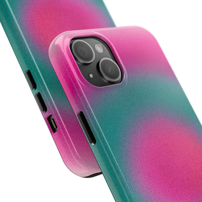 "watermelon swirl" aura airbrush iPhone case