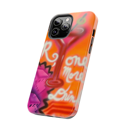 "one more drink!" airbrush iPhone case