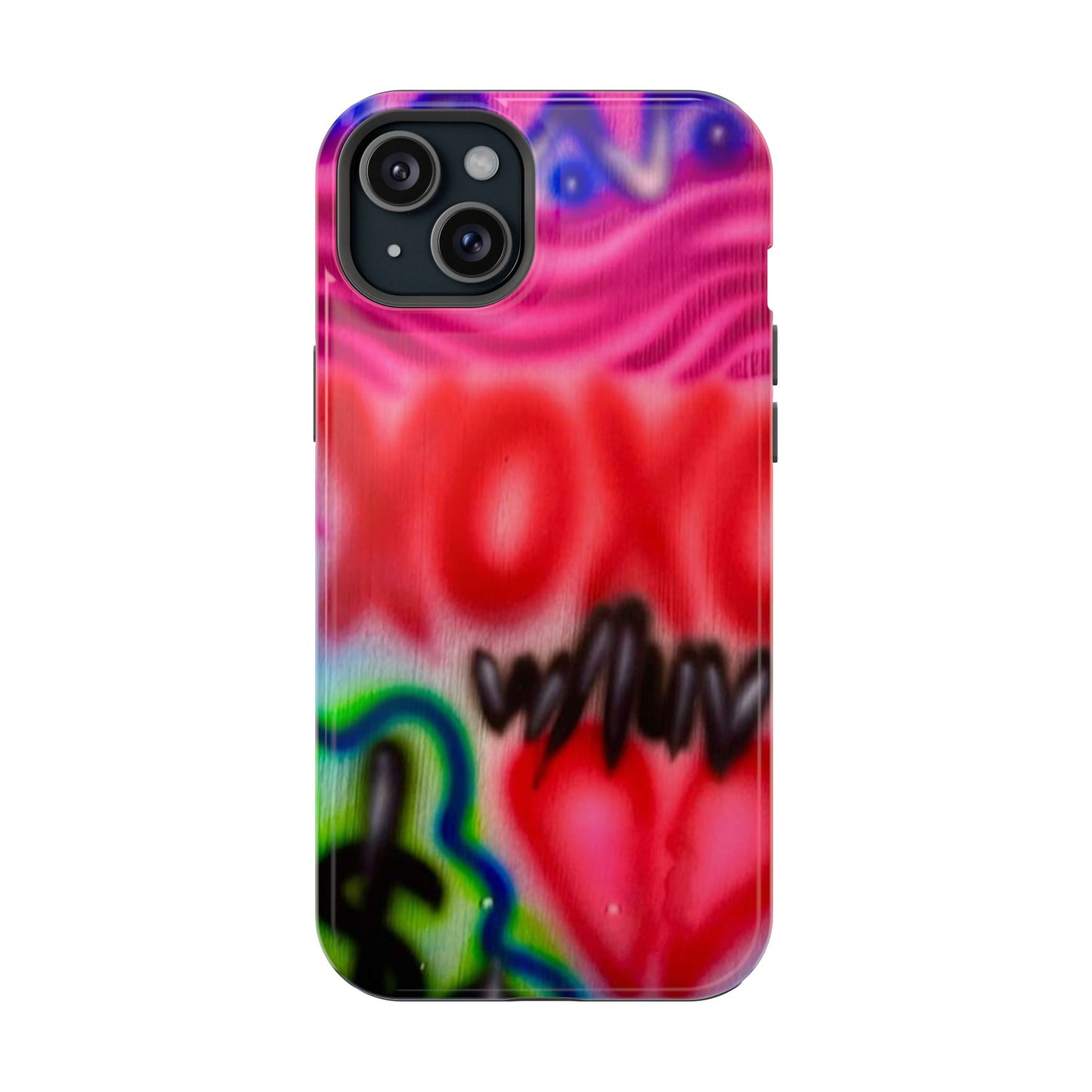 MagSafe Airbrush-iPhone-Hülle „with luv, xoxo“