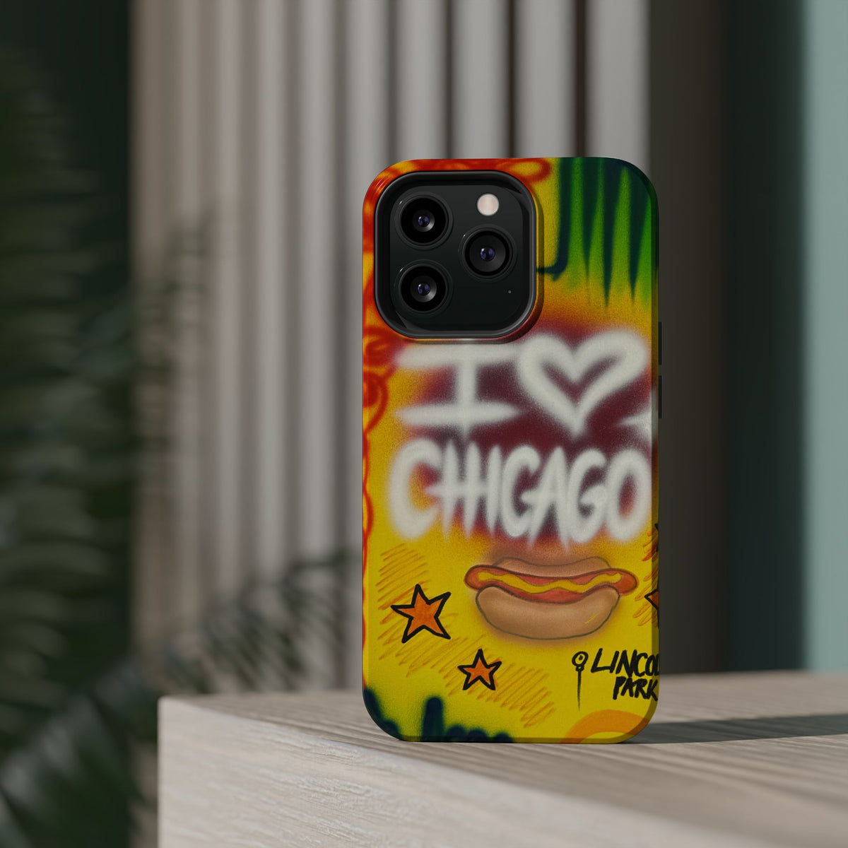 MagSafe "chicago" airbrush iPhone case