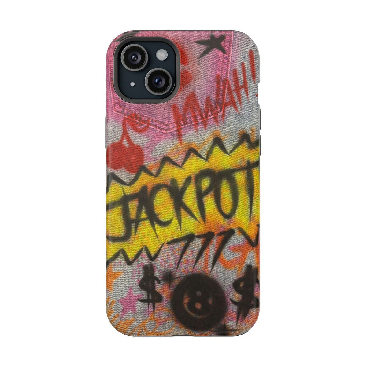 MagSafe "JACKPOT!" airbrush iPhone case