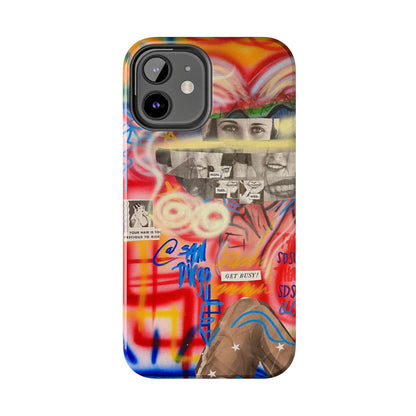 "get busy!" airbrush iPhone case