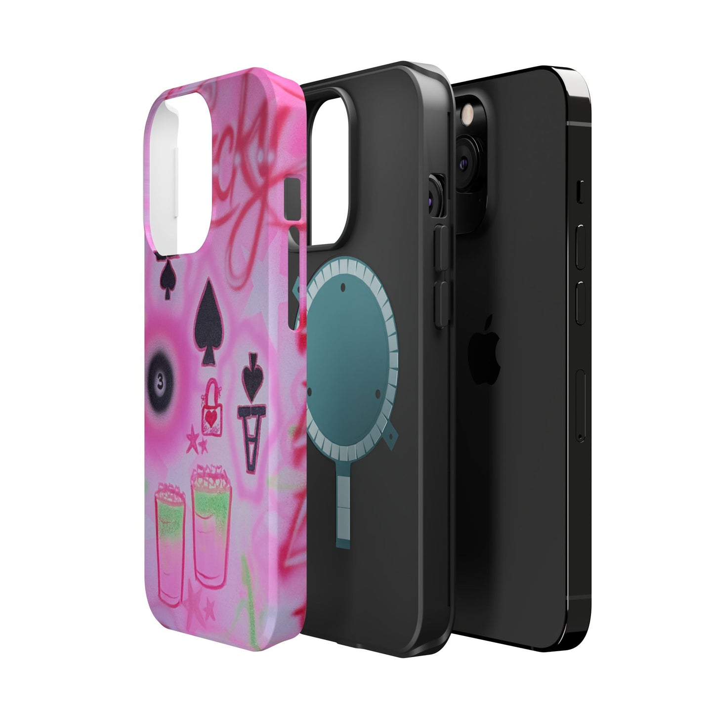 MagSafe "lucky ace" airbrush iPhone case