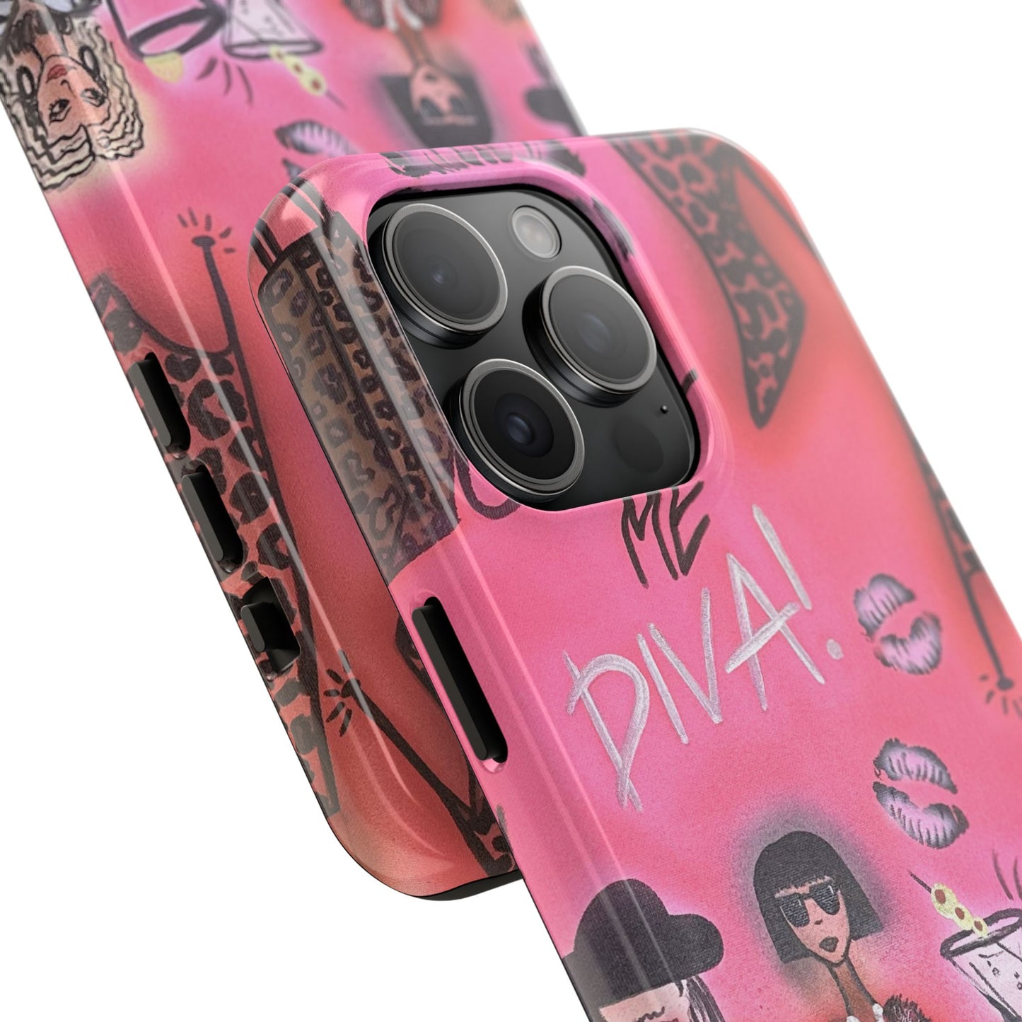 "party diva" airbrush iPhone case