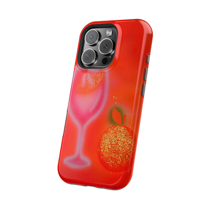 MagSafe "aperol spritz" airbrush iPhone case