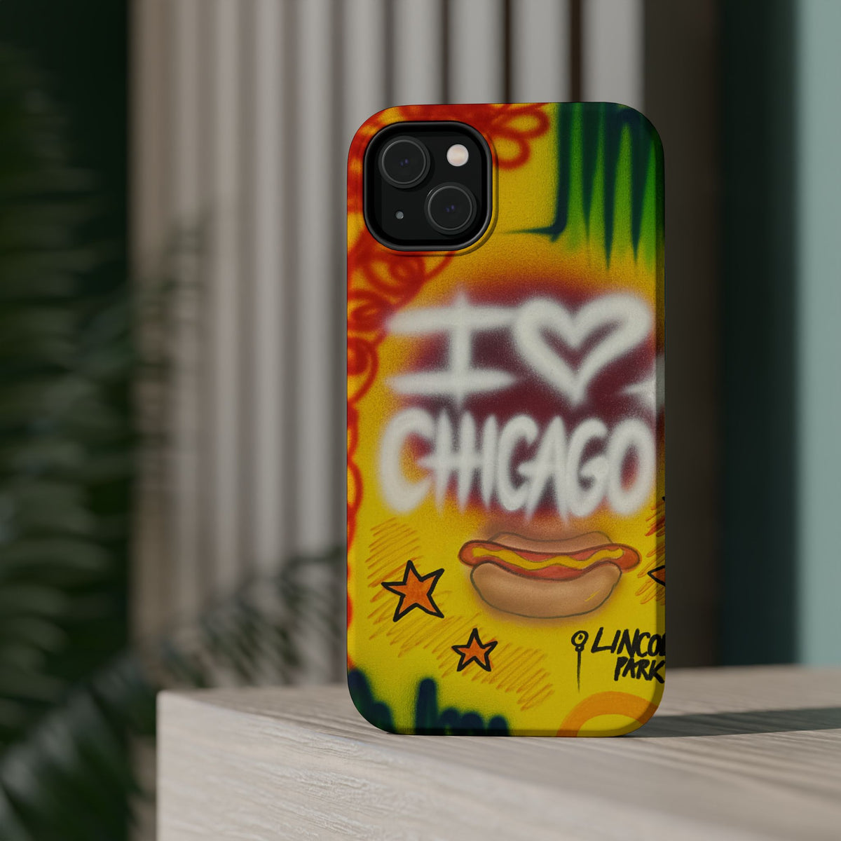 MagSafe "chicago" airbrush iPhone case