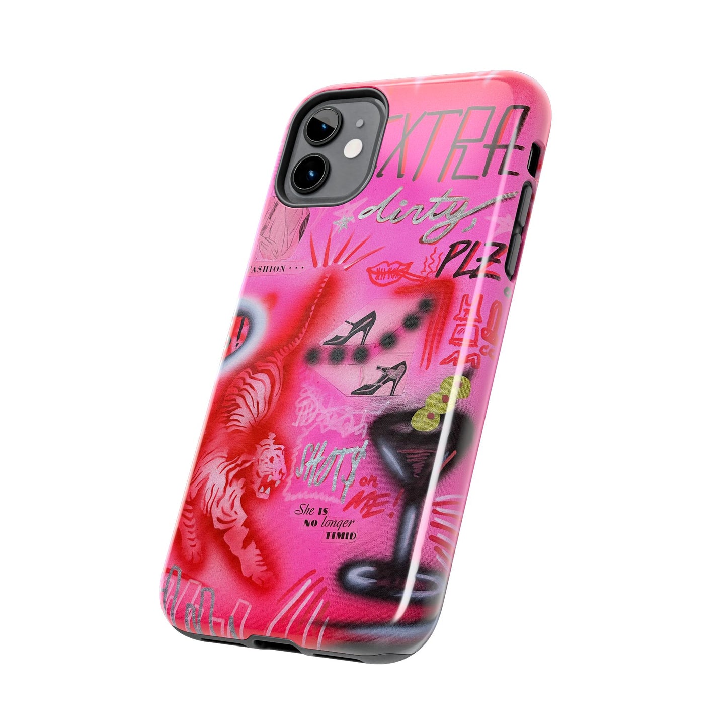 "extra dirty, plz!" airbrush iPhone case
