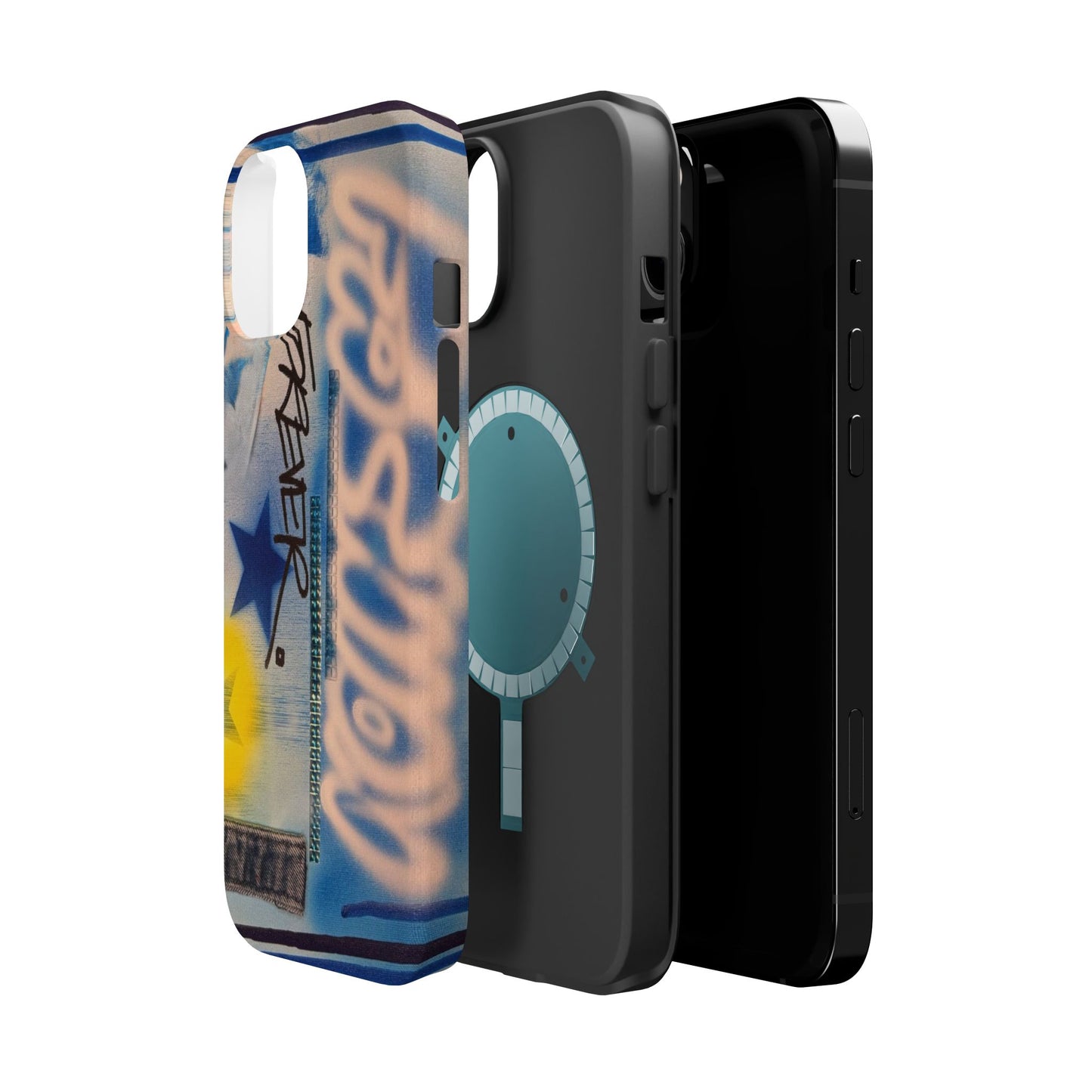 MagSafe "fashion forever" airbrush iPhone case