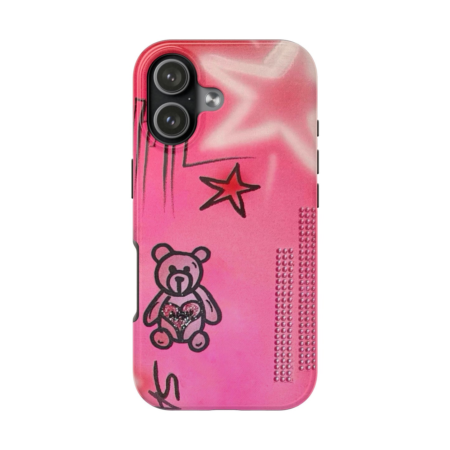 "teddy bear" airbrush iPhone case