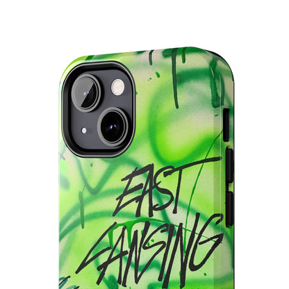 "east lansing, mi" airbrush iPhone case