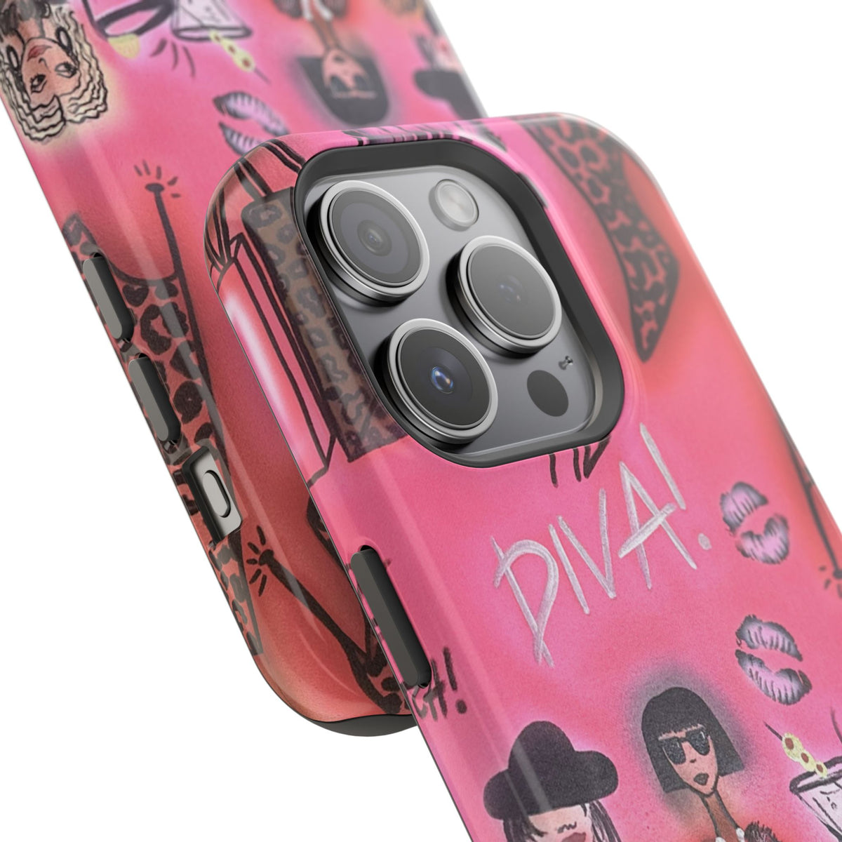 MagSafe "party diva" airbrush iPhone case