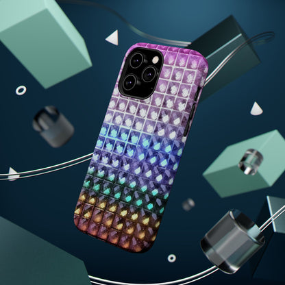 MagSafe "multicolor studs" airbrush iPhone case
