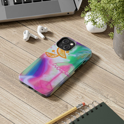 "on the beach" airbrush iPhone case