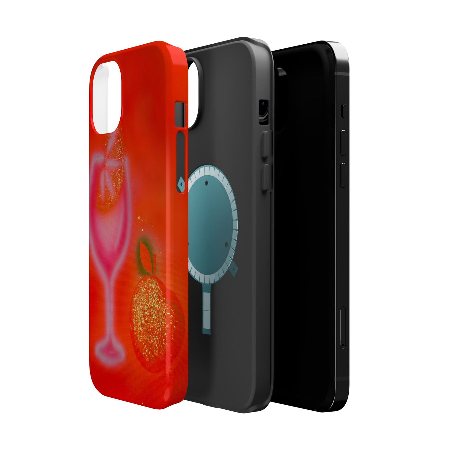 MagSafe "aperol spritz" airbrush iPhone case