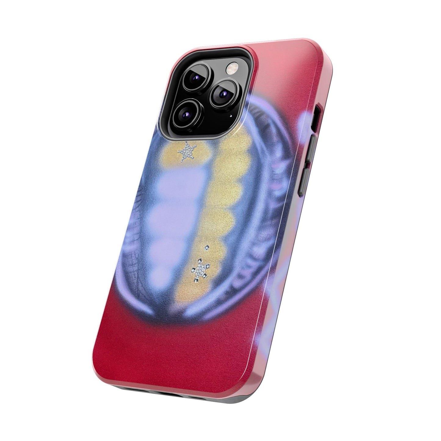 "bite me bling" airbrush iPhone case