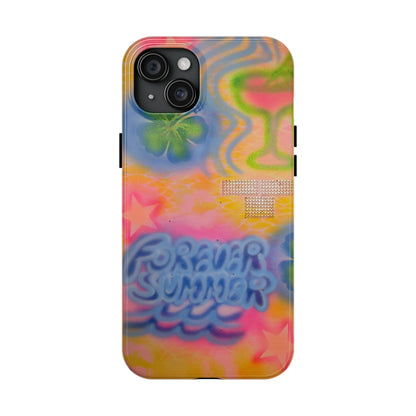 "forever summer" airbrush iPhone case