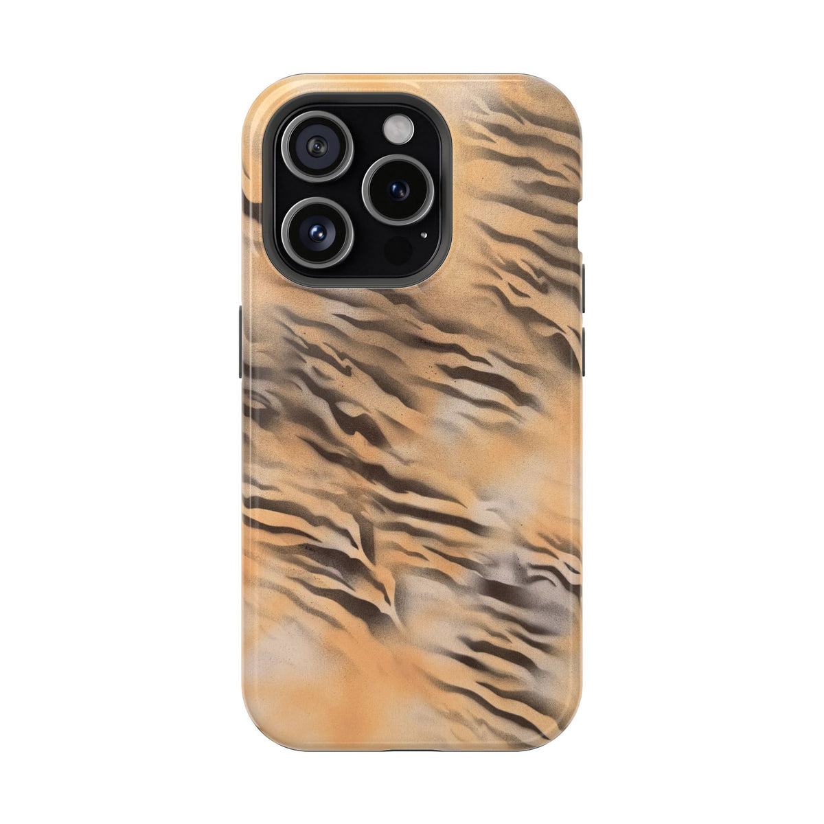 MagSafe "neutral tiger" airbrush iPhone case