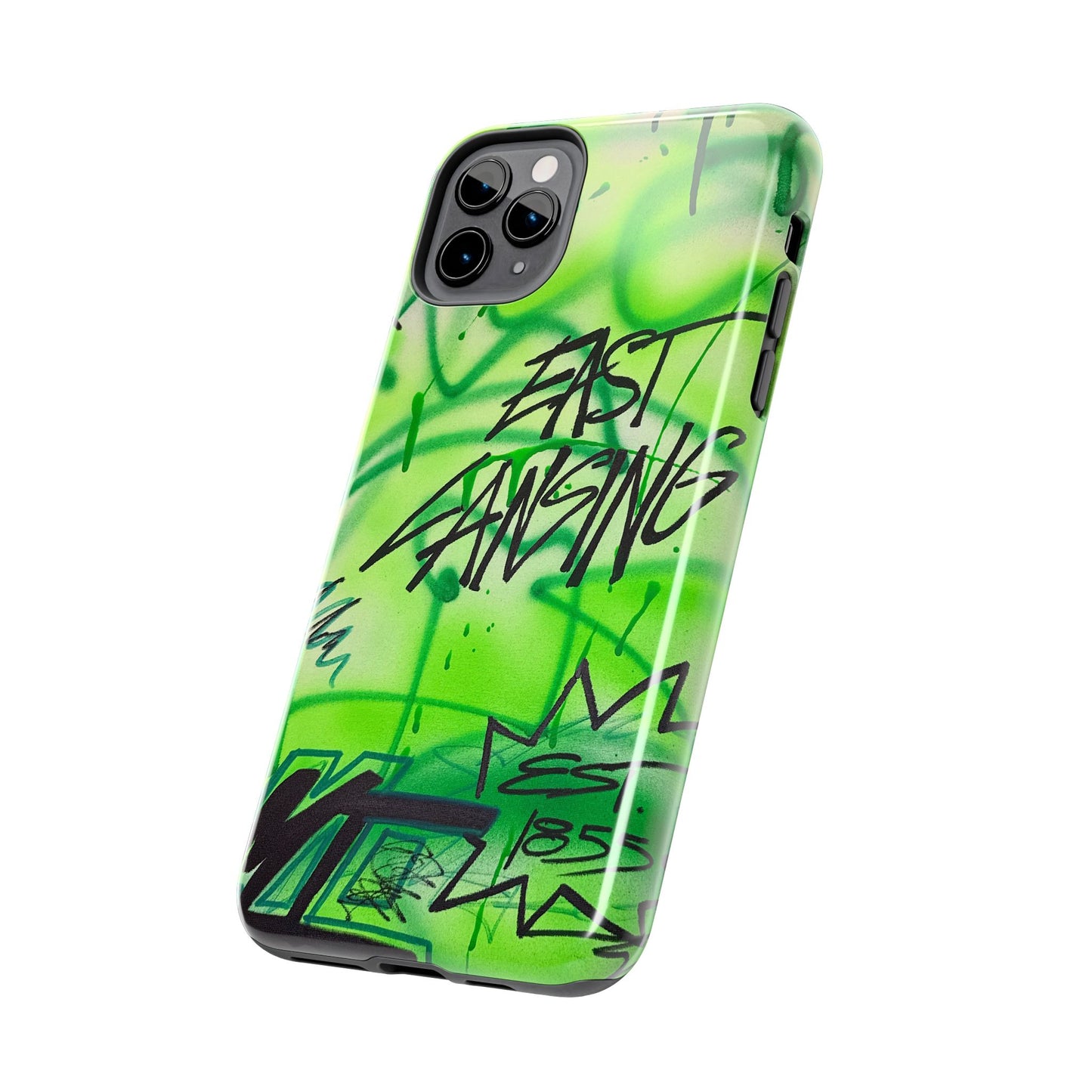 "east lansing, mi" airbrush iPhone case