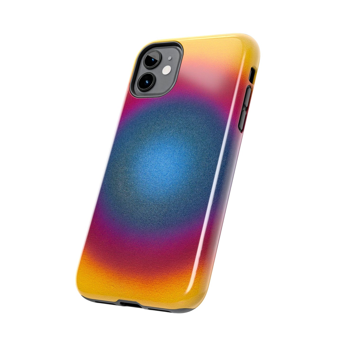 "blue raspberry aura" airbrush iPhone case