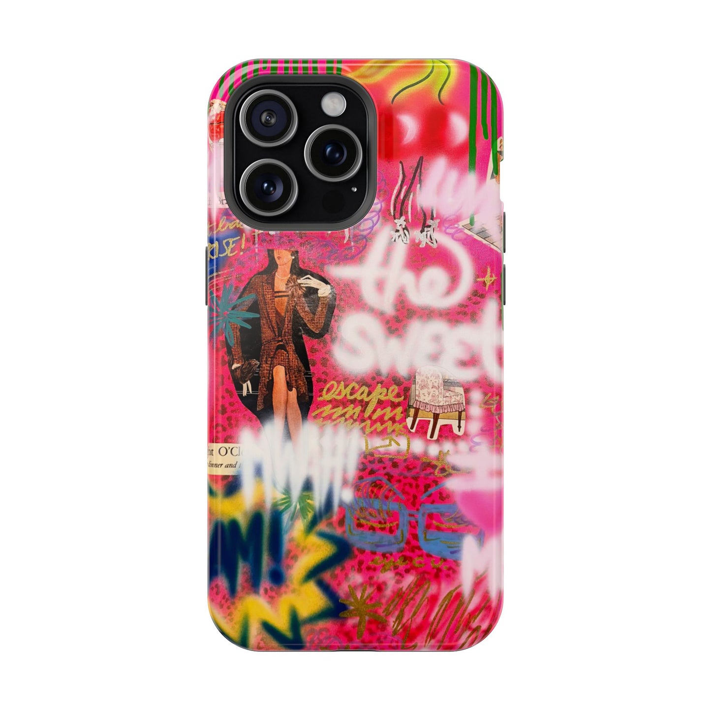 MagSafe "Sweet Escape" Airbrush iPhone Hülle