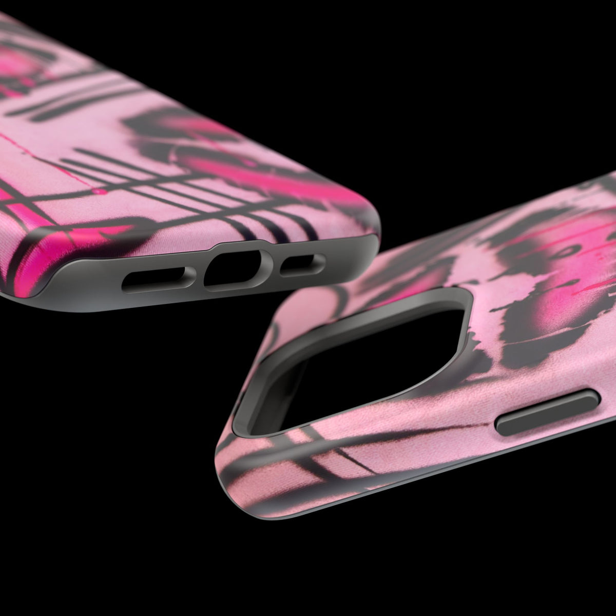 MagSafe "glossy pout" airbrush iPhone case