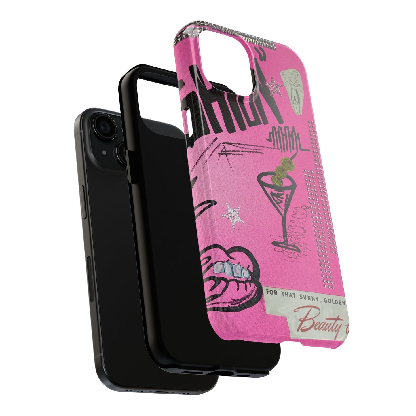 "high fashion" airbrush iPhone case
