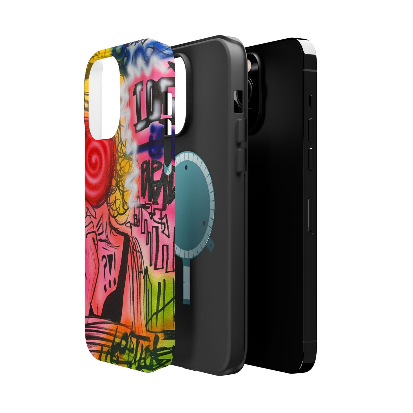 MagSafe „Lost in Paradise“ Airbrush-iPhone-Hülle