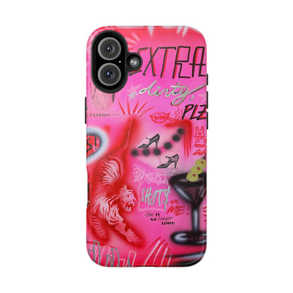 "extra dirty, plz!" airbrush iPhone case