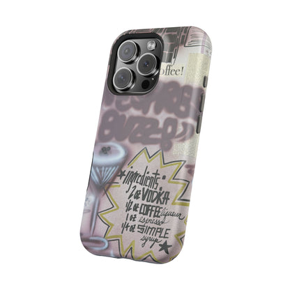 MagSafe "espresso martini" airbrush iPhone case