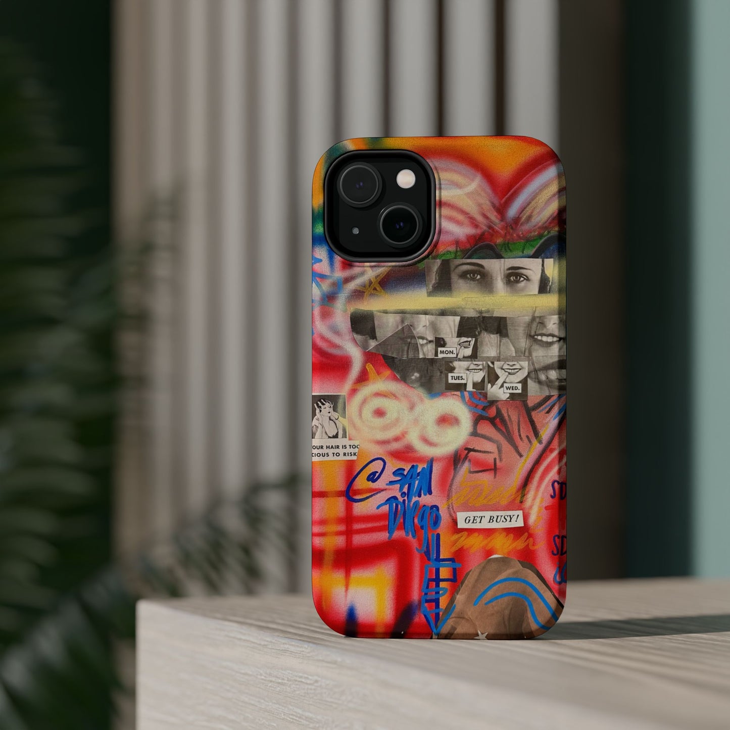 MagSafe Limited Edition "Get Busy" Airbrush iPhone Hülle