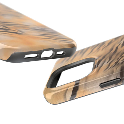 MagSafe "neutral tiger" airbrush iPhone case