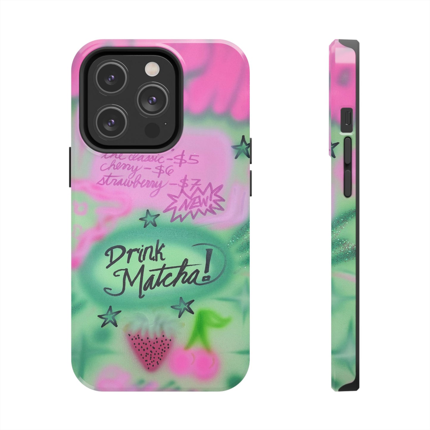 "matcha!" airbrush iPhone case
