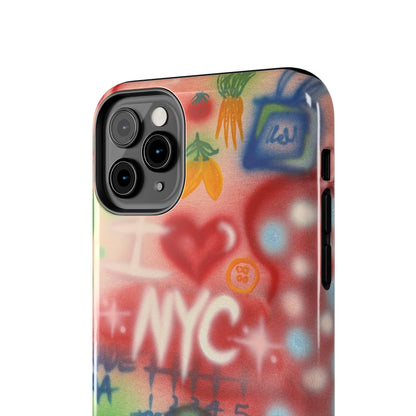 "i <3 NYC" airbrush iPhone case
