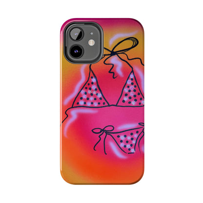 "glitter bikini" airbrush iPhone case