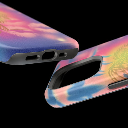 MagSafe "glowy night" airbrush iPhone case