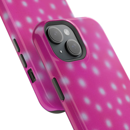 MagSafe "bubblegum polka dot" airbrush iPhone case
