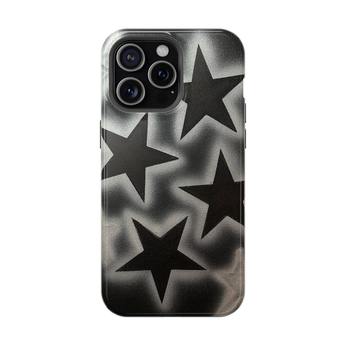 MagSafe "chrome stars" airbrush iPhone case