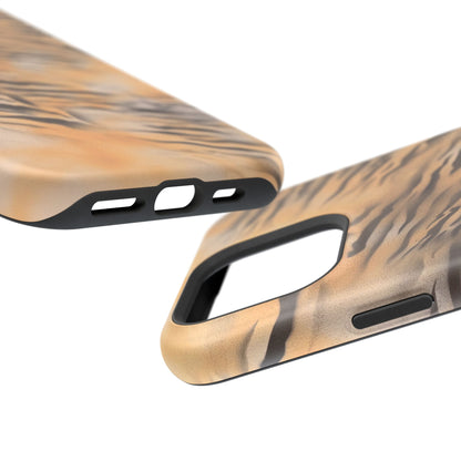 MagSafe "neutral tiger" airbrush iPhone case