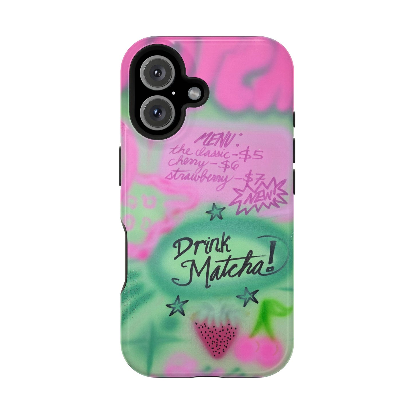 MagSafe "matcha!" airbrush iPhone case