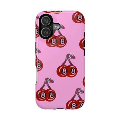 MagSafe "cami cherry pink" Airbrush iPhone Hülle