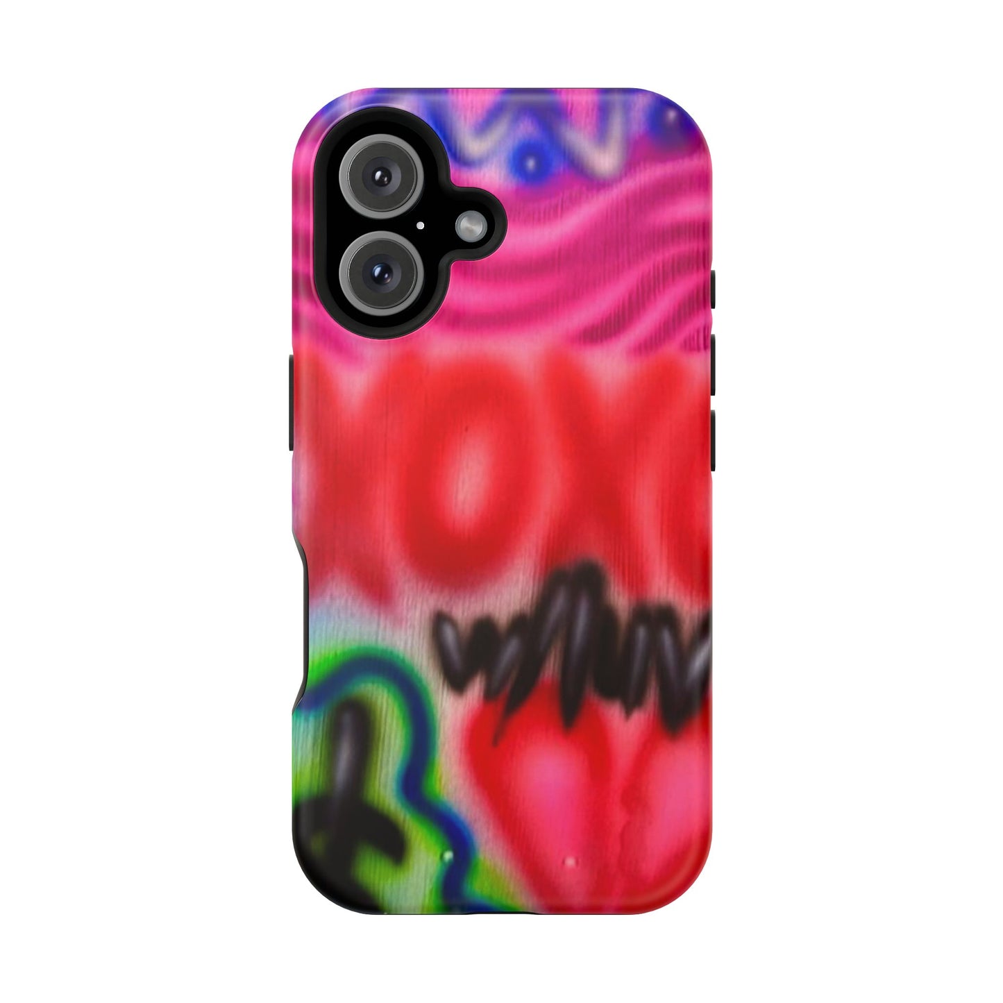 MagSafe Airbrush-iPhone-Hülle „with luv, xoxo“