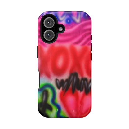 MagSafe Airbrush-iPhone-Hülle „with luv, xoxo“