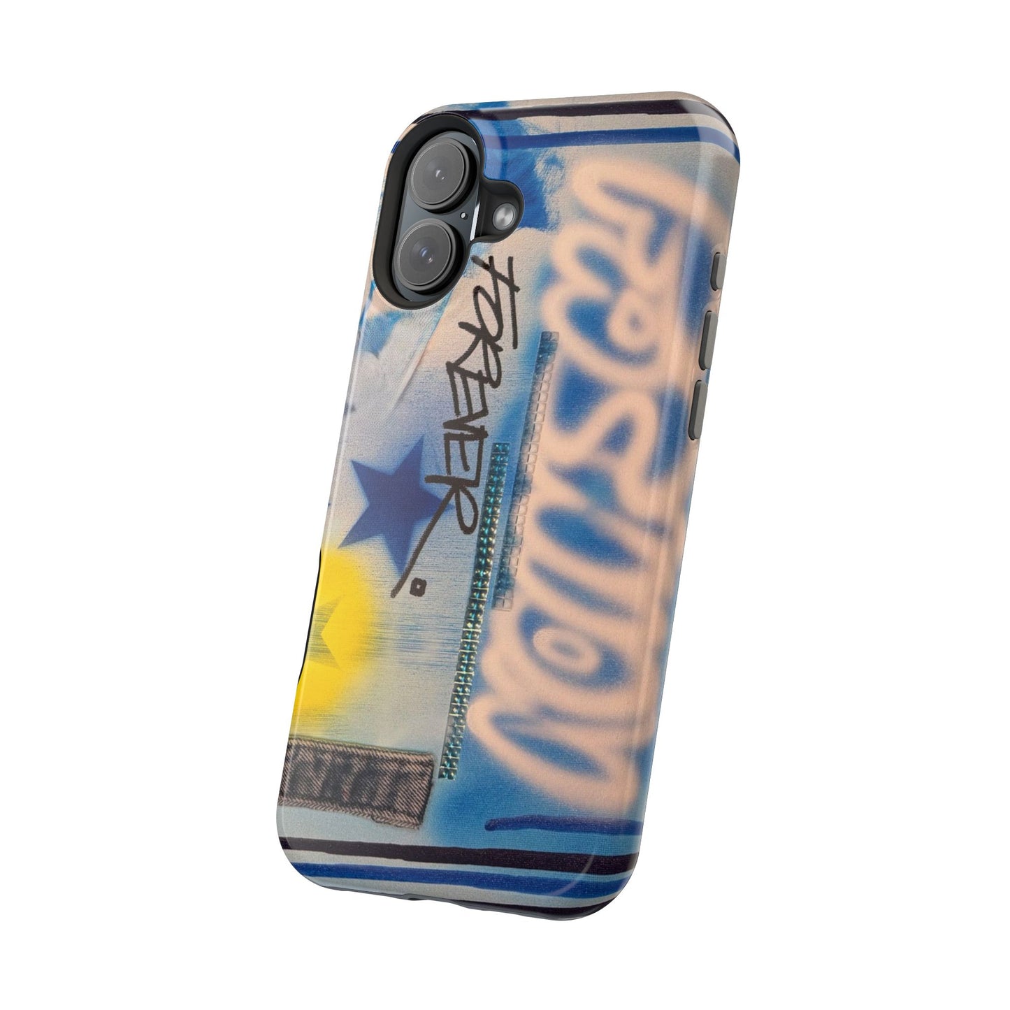 MagSafe "fashion forever" airbrush iPhone case