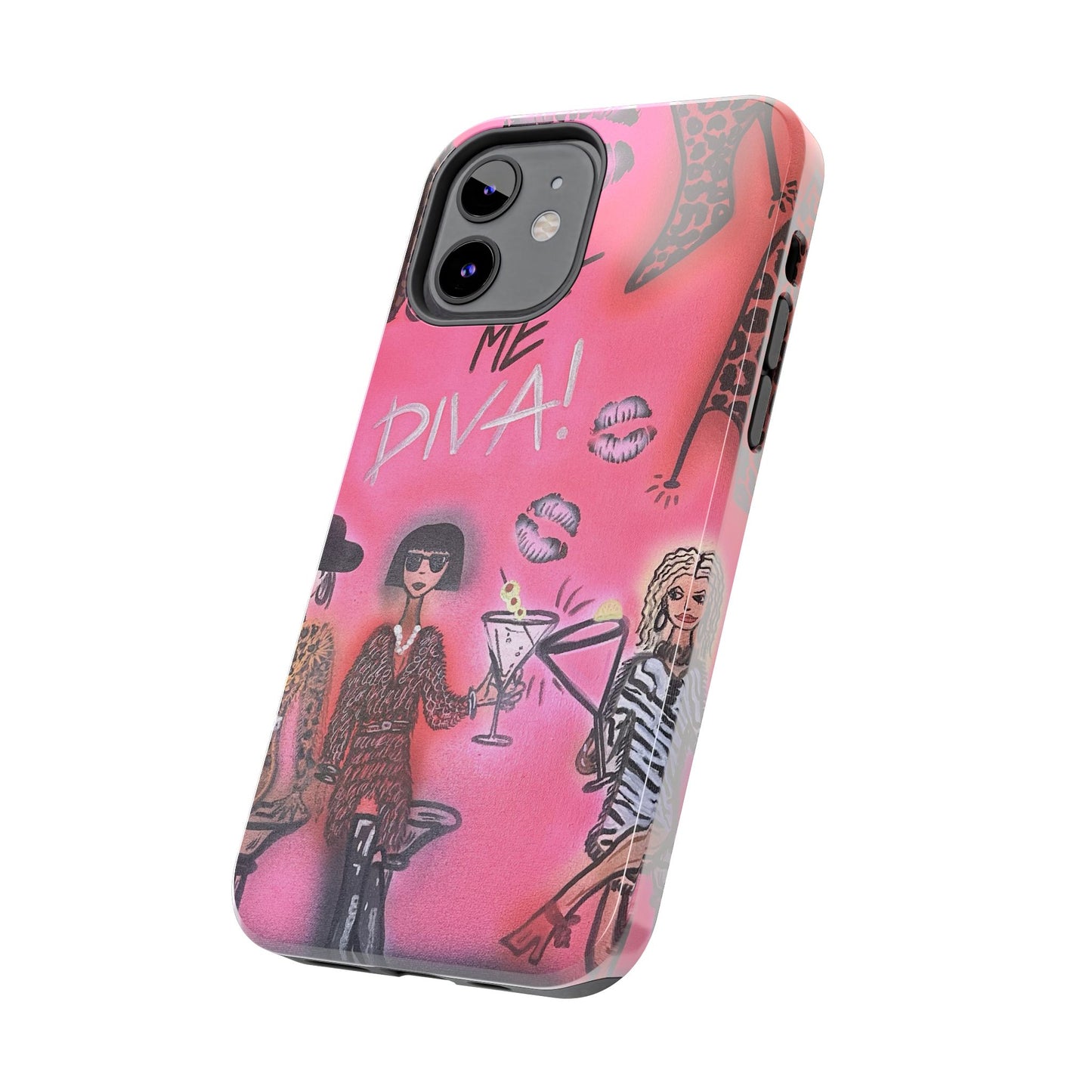 "party diva" airbrush iPhone case