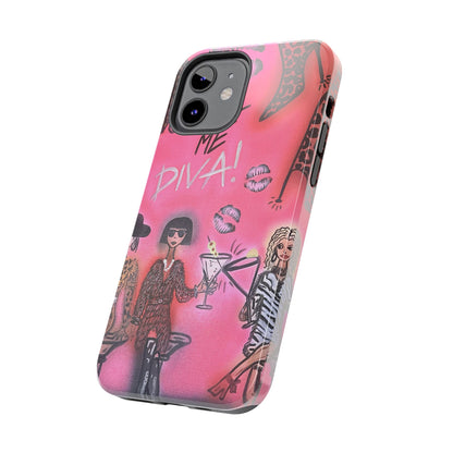 "party diva" airbrush iPhone case